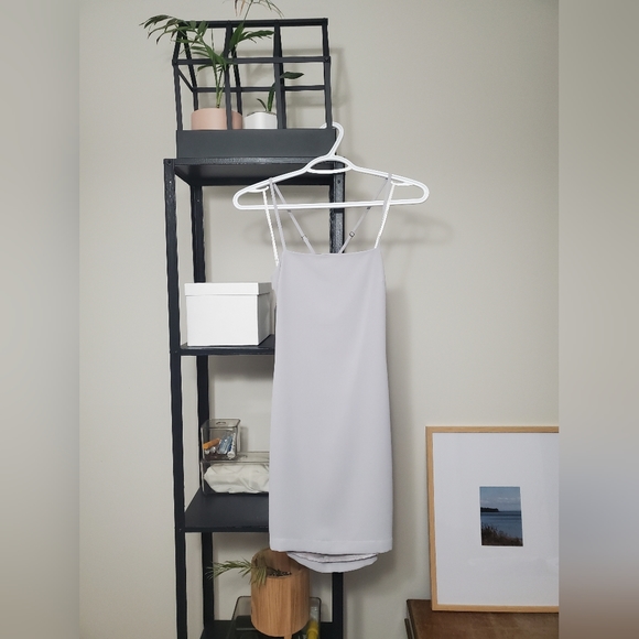 Toast to Life Grey Mini Dress - Picture 2 of 4